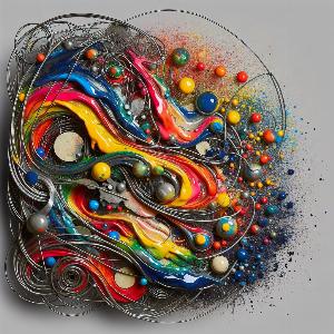 colorful abstract art with circles (19)
